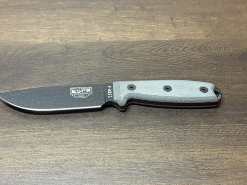 Esee knife black fixed - esee, 4