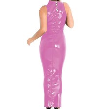Shiny PVC Leather Full Zipper