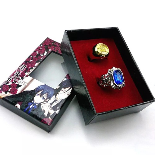 Anime black butler metal ring - anime,