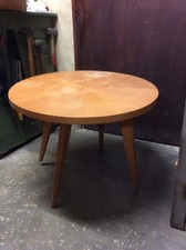 Table Guéridon Vintage 1960 Pieds Compas 
