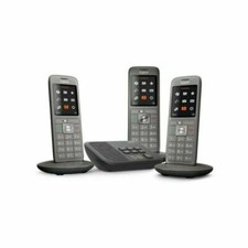 Gigaset CL660A Trio Téléphone Fixe sans Fil - Paquet de 3, Gris (GIG-13597)