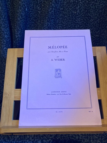 Weber mélopée pour - a.,