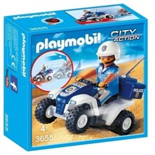 PLAYMOBIL 3655 QUAD POLICE