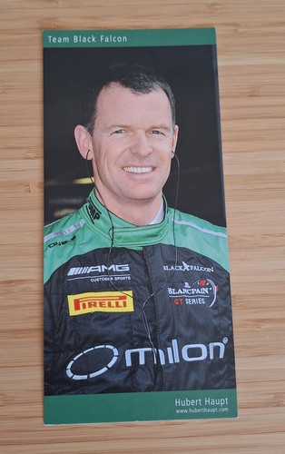 Carte promo hubert haupt team - promo,