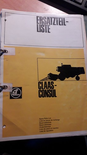 Claas moissonneuse consul - moissonneuse,