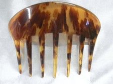 ANCIEN PEIGNE A CHEVEUX CHIGNON BARETTE BAKELITE CELLULOID