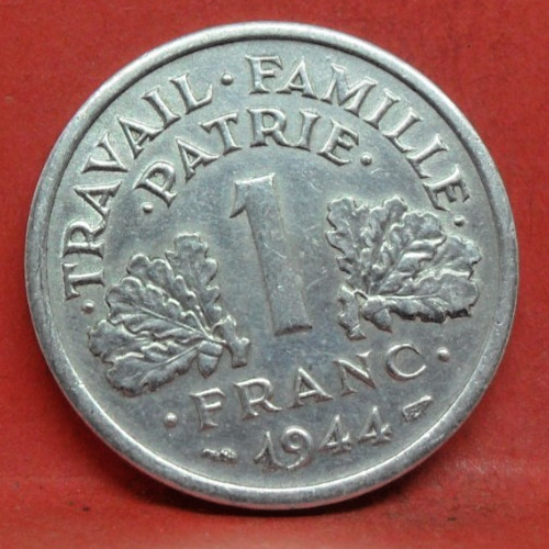 Pièce franc état français - 1,