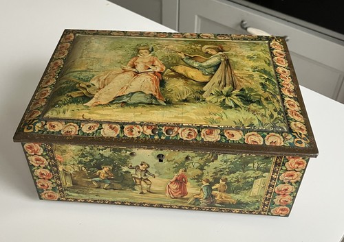 Ancienne boite biscuits - a,