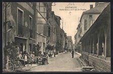 CPA Crémieu, Café Gallet et