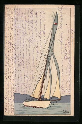 Carte postale artiste - postale, d'artiste