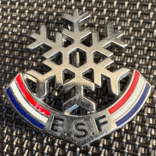 Médaille ski flocon esf - ski, /