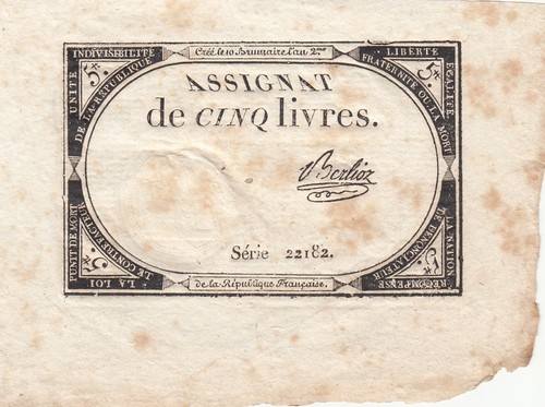 France livres 10 - -, brumaire