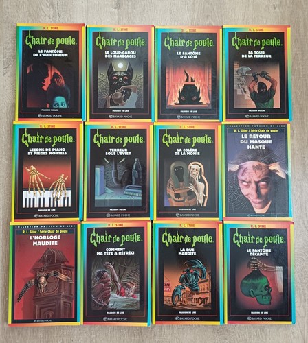 Lot livres chair poule - lot,