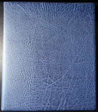 Classeur bleu optima - bleu, de