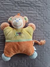 Doudou Singe  Jaune Orange Bleu  NICOTOY SIMBA Eléphant 