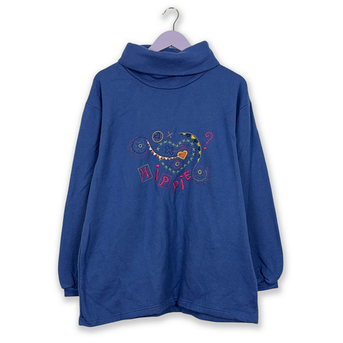 Pull vintage col - pull, montant