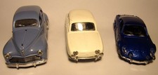   lot de 3 Solido Portugal Renault dauphine, Alpine A110 Berlinette Peugeot 203 