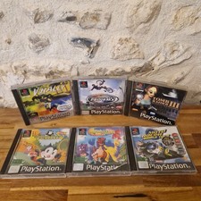 LOT 6 JEUX PLAYSTATION 1 PS1 – V RALLY, TOMB RAIDER 3, MATT HOFFMAN BMX, ...