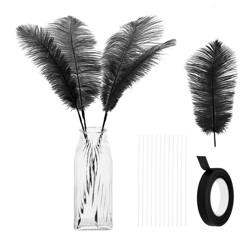 Pcs plumes autruche - plumes, d'autruche