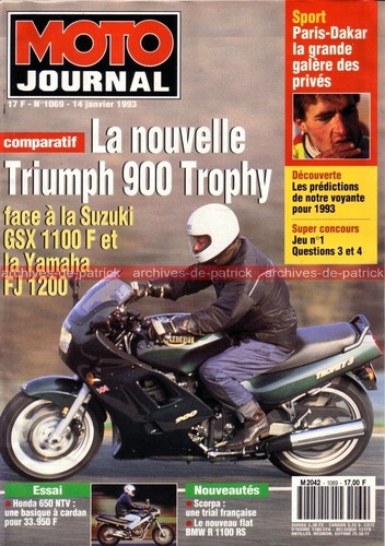 Moto journal 1069 - moto, essai