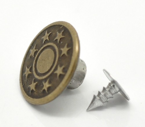 Boutons pression pour jeans