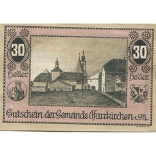 [#285108] Billet, Autriche, Pfarrkirchen, 30 Heller, route, 1920, SPL, Mehl:FS 7
