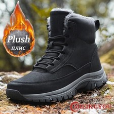 Botte de neige en cuir pu