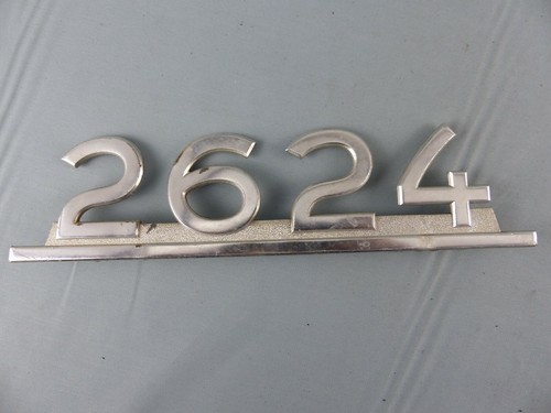 Mercedes 2624 sigle monogramme - 2624,