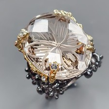 Bague unique 38 ct bague