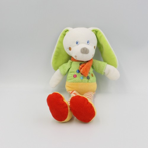 Doudou lapin jaune - , vert
