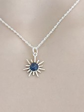 Collier  femme Pendentif Lapis