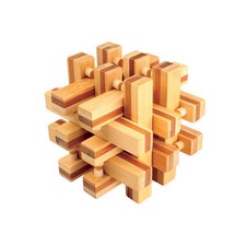 casse tete en bois bambou