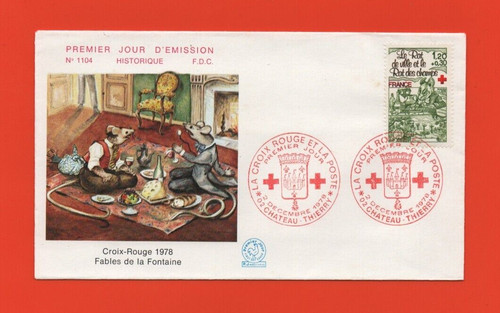 Fdc 1978 croix rouge le - -,