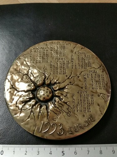 Medaille bronze calendrier - bronze,