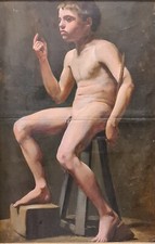 NU MASCULIN. ÉCOLE CATALANE
