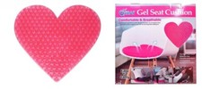 Coussin Gel Siège Coeur Confort Soutien Assise Correcte Bureau Cir