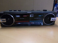 Radio Cassette Vintage Delcom DKC-325 - Double K7 - 4 Haut-Parleurs