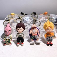 Dragon Ball Porte Clef Figurine  Collection Manga Goku Vegeta Majin Bu KeyChain 