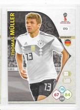 Carte Adrenalyn Russie 2018 - N°170 - Allemagne - Thomas Müller