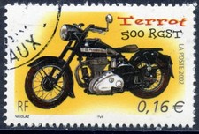 STAMP / TIMBRE FRANCE OBLITERE N° 3509  MOTO / TERROT 500 RGST