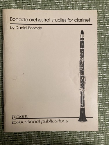 Bonade orchestral studies - bonade,