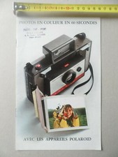 Avec Les Appareils POLAROID 100 101 103 104 Guide Vintage Catalogue Vintage