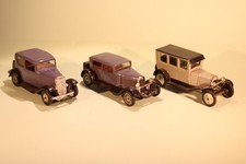 lot de 3 voiture ancienne norev et minialux