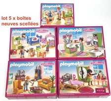 Playmobil NEUF 5 x boîtes Dollhouse 5304 5306 5307 5308 5309 Maison 5302 5303