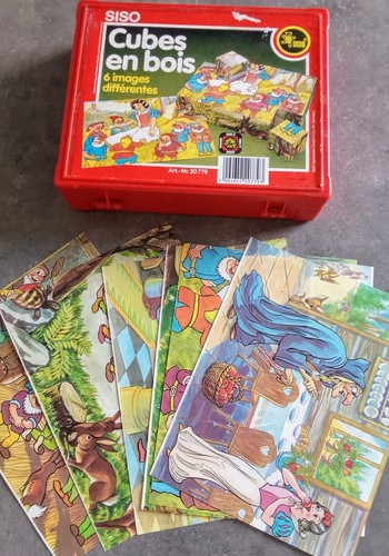 Jeu jouet vintage - , cubes