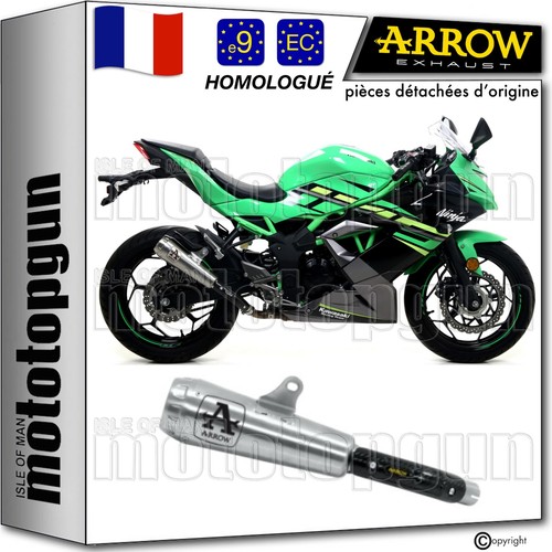 Arrow pot echappement - echappement, approuve