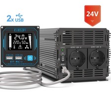 EDECOA Convertisseur 24V 220V