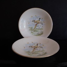 N2797 2 assiettes porcelaine