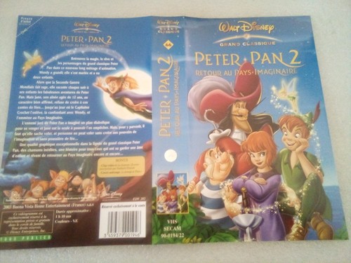 Jaquette vhs walt disney peter - vhs,
