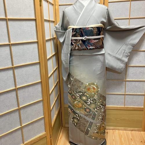 6174 kimono japonais tomesode - 6174#,